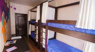 Гостиница Rocket Hostel Новосибирск Кровать в общем четырехместном номере для мужчин и женщин-3
